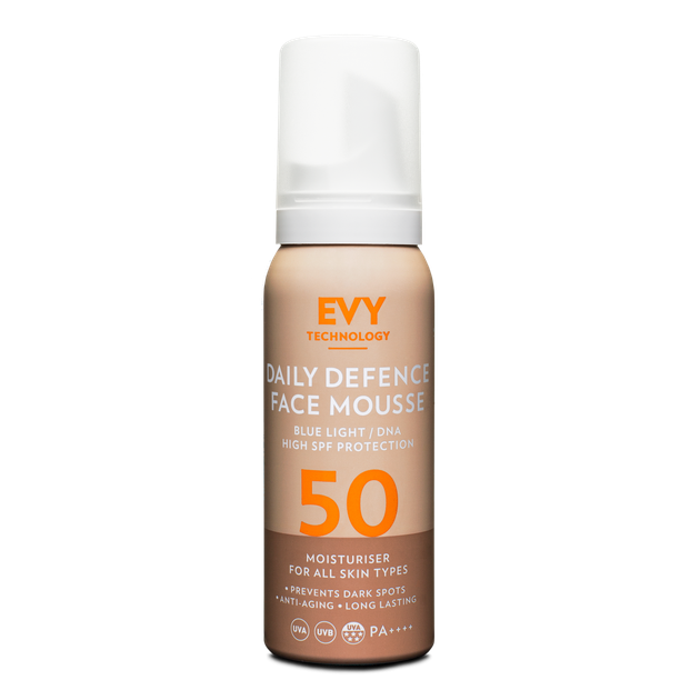 Щоденний захисний мус EVY Technology Daily Defence Face Mousse SPF 50 для обличчя 75 мл - Фото 1 Щоденний захисний мус EVY Technology Daily Defence Face Mousse SPF 50 для обличчя 75 мл - изображение 1