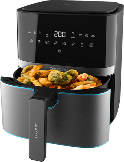 Frytkownica beztłuszczowa Cecotec Cecofry Full InoxBlack 5500 - obraz 2