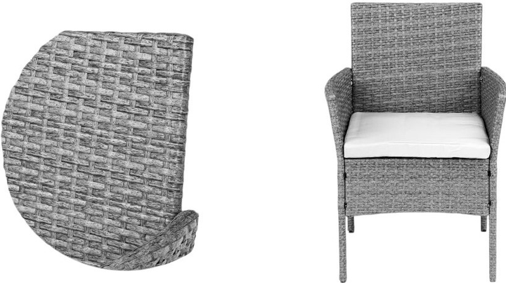 Komplet mebli ogrodowych ModernHome by Multistore MultiGarden (CRF2512 LIGHT GREY) - obraz 8