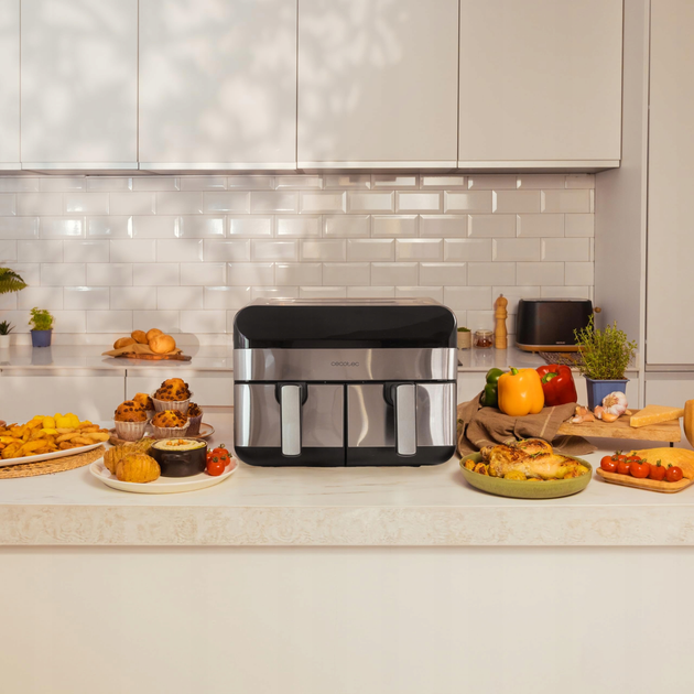 Мультипіч Cecotec Cecofry 9000 Нержавіюча сталь - зображення 6