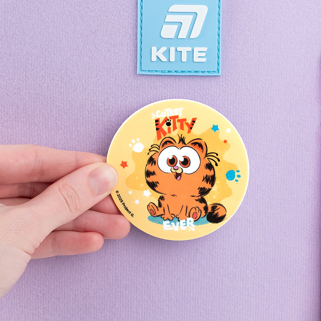Набір Kite Garfield бейдж на липучці та підвіска (GF25-3010) - зображення 4