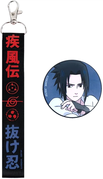 Набір Kite Naruto Shippuden бейдж на липучці та підвіска (NR25-3010) - зображення 2