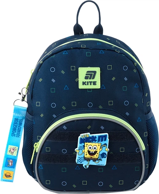 Набір Kite SpongeBob SquarePants бейдж на липучці та підвіска (SB25-3010) - Фото 3 Набір Kite SpongeBob SquarePants бейдж на липучці та підвіска (SB25-3010) - зображення 3