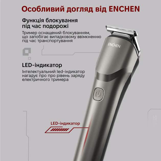 Триммер Xiaomi Enchen Beardo 2 - изображение 5