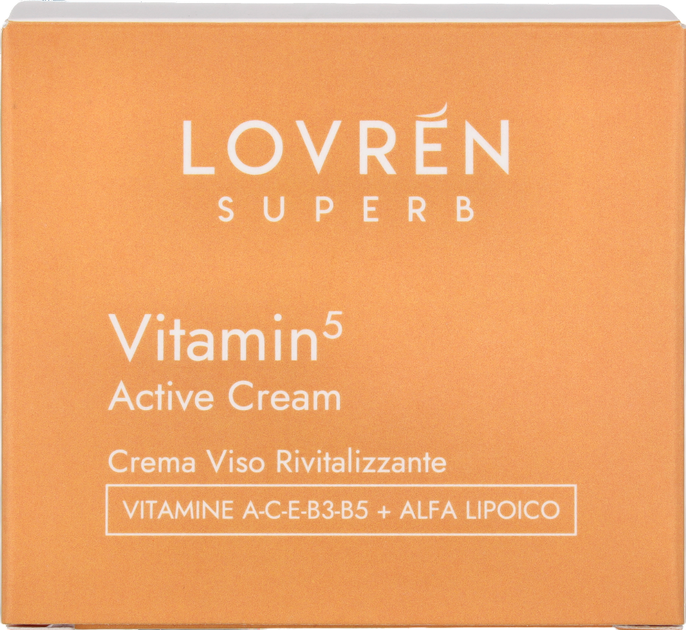 Крем для обличчя Lovren Superb Vitamin 5 Active живильний 50 мл (8058253239229) - зображення 3