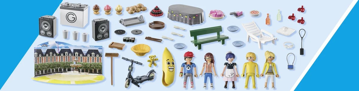 Zestaw konstrukcyjny Playmobil Kalendarz adwentowy Miraculous: Piknik w Paryżu 72 elementy 71344 (4008789713445) - obraz 2