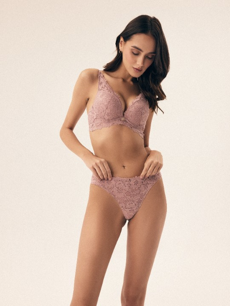 Majtki stringi damskie koronkowe Esotiq Lollipop 42336-39X XL Różowe (5903972388556) - obraz 6