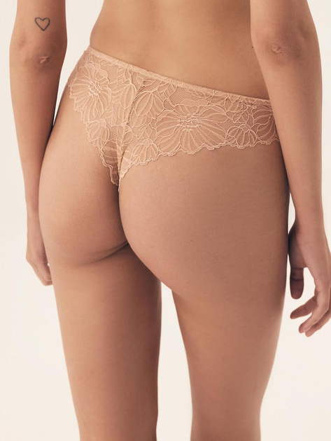 Трусики стрінги жіночі Esotiq Briana 42345-82X XL Бежеві (5903972518298) - зображення 2