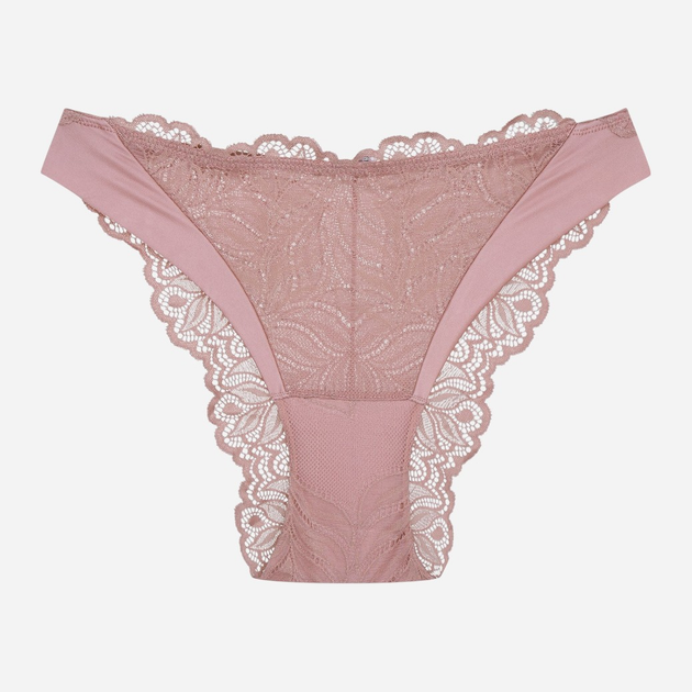 Majtki brazyliany damskie z wysokim stanem Esotiq Korin 42365-39X XL Różowe (5903972395875) - obraz 8