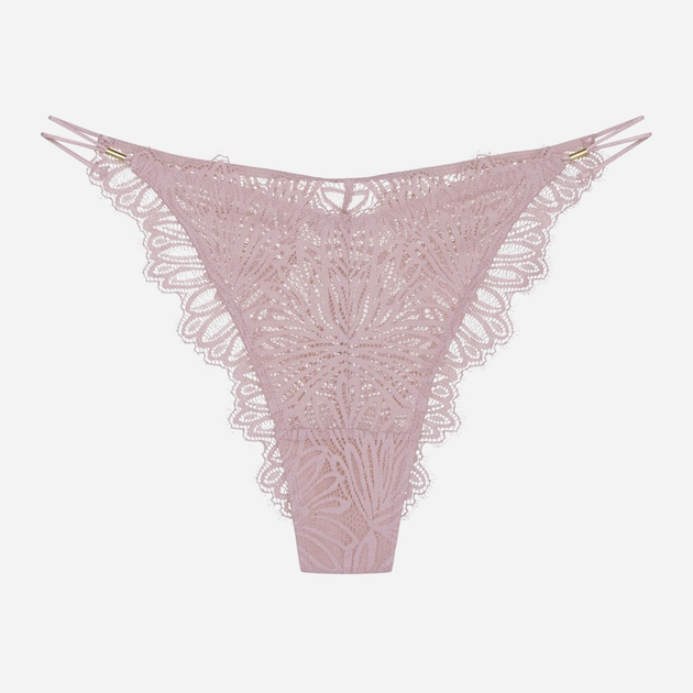 Majtki brazyliany damskie koronkowe Esotiq Sapphire 42373-39X M Różowe (5903972397343) - obraz 8