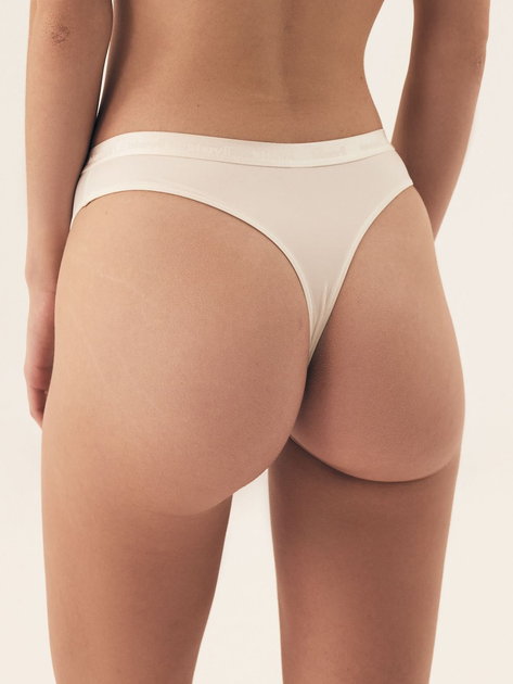 Majtki tanga damskie Bloovii Lacteem 42484-01X XS Kremowe (5903972540824) - obraz 2