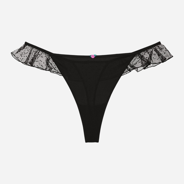 Majtki stringi damskie siateczkowe Bloovii Verberry 42490-99X XS Czarne (5903972544051) - obraz 7