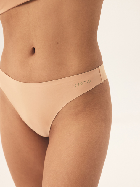 Majtki tanga damskie Esotiq Bobby 42445-82X XL Beżowe (5903972576298) - obraz 9