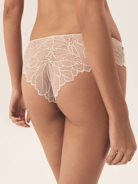 Набір трусиків бразиліана жіночих 2 шт Esotiq Pelia 42449-K003 M Бежевий/Кремовий (5903972535455) - зображення 3
