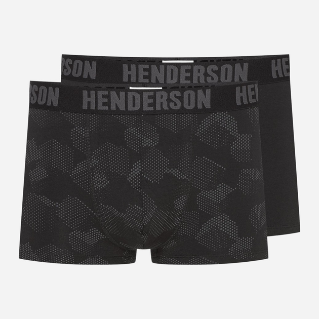 Zestaw majtek męskich typu bokserki 2 szt Henderson Soul 42587-MLC 3XL Czarny/Grafitowy (5903972546871) - obraz 1