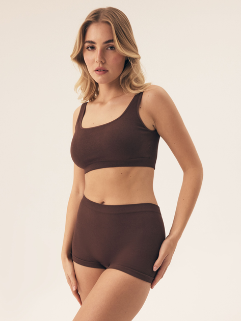 Трусики шорти жіночі Bloovii Larleen 42502-89X M Коричневі (5903972542071) - зображення 8