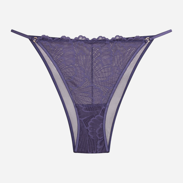 Majtki brazyliany damskie koronkowe Esotiq Bari 42510-59X XL Granatowe (5903972526903) - obraz 6