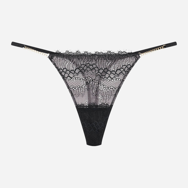 Majtki stringi damskie koronkowe Esotiq Bonjour 42520-61X XL Czarne (5903972529485) - obraz 6