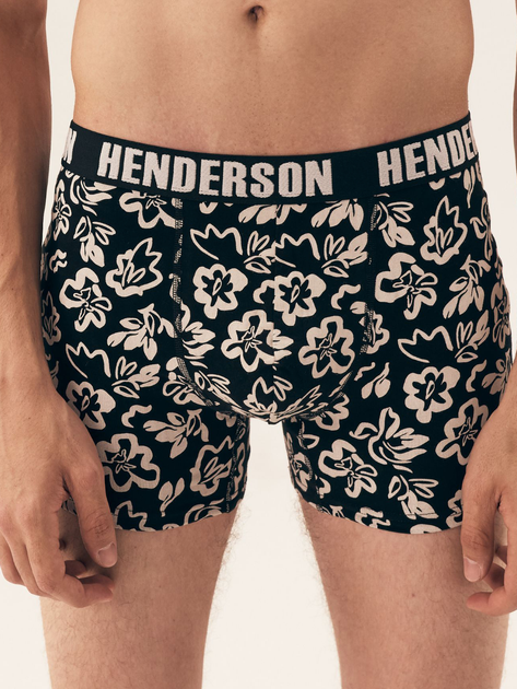 Набір трусів боксерів чоловічих бавовняних 3 шт Henderson Orchid 42743-MLC 3XL Чорний/Білий (5903972382219) - зображення 2