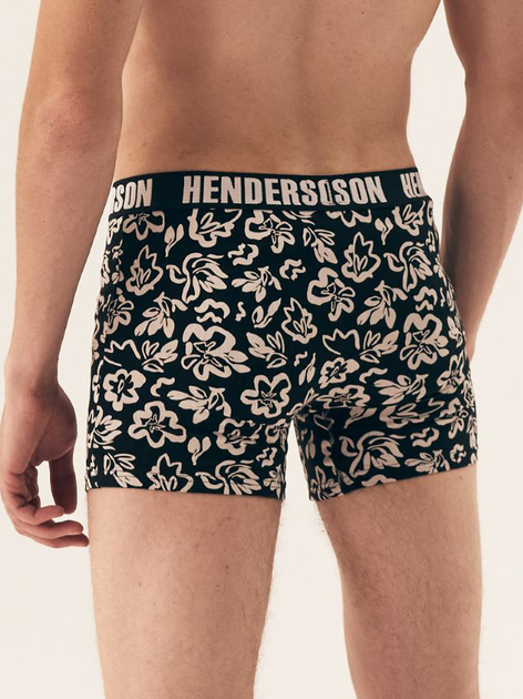 Набір трусів боксерів чоловічих бавовняних 3 шт Henderson Orchid 42743-MLC 3XL Чорний з білим (5903972382219) - зображення 3