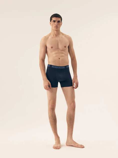 Набір трусів боксерів чоловічих бавовняних 3 шт Henderson Offroad 42745-MLC 3XL Темно-синій (5903972382318) - зображення 4