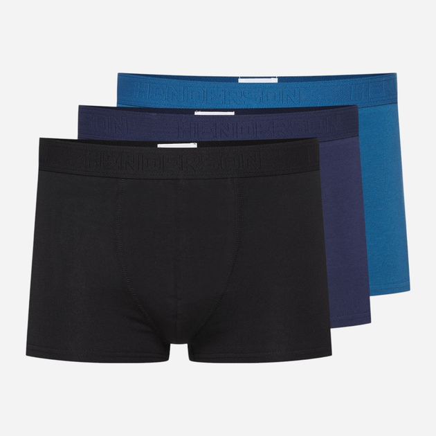 Zestaw majtek męskich typu bokserki 3 szt Henderson Other 42746-MLC XL Granatowy/Niebieski/Czarny (5903972382356) - obraz 1