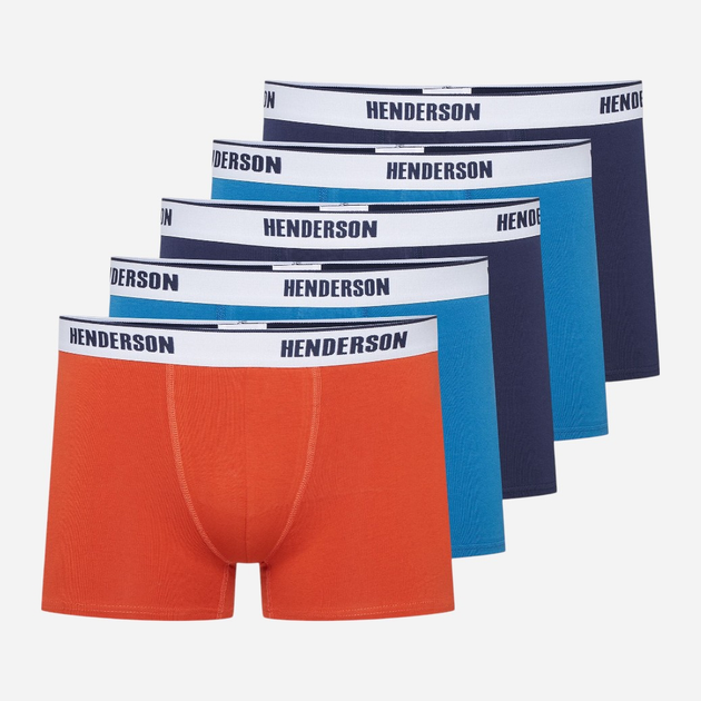 Zestaw majtek męskich typu bokserki 5 szt Henderson Oxide 42758-MLC 3XL Wielobarwny (5903972382967) - obraz 1