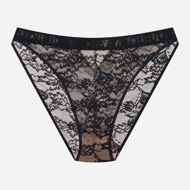 Majtki brazyliany damskie z wysokim stanem Esotiq Bisous 42865-99X XL Czarne (5903972549704) - obraz 6