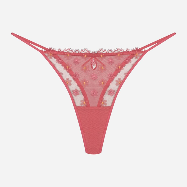 Majtki stringi damskie siateczkowe Esotiq Bloomy 42871-42X L Różowe (5903972552964) - obraz 6