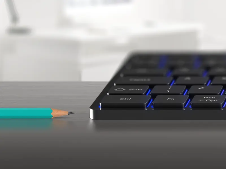 Klawiatura bezprzewodowa Canyon HKB-W11 Slim Dual Mode Wireless/Bluetooth RGB Black (CNS-HBTK11B) - obraz 8