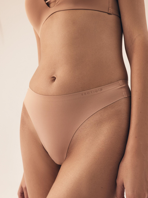 Zestaw damskich majtek typu tanga 2 szt Esotiq Pearls 42948-K001 S Biały/Beżowy (5903972566428) - obraz 2