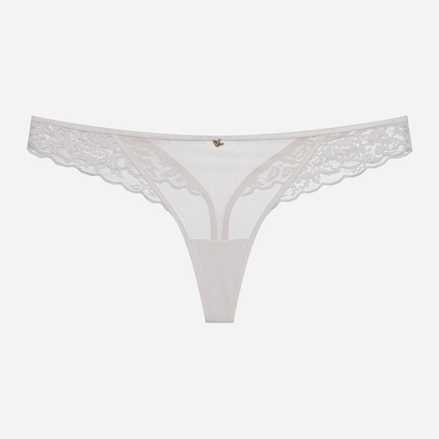 Majtki tanga damskie siateczkowe Esotiq Bee 42959-01X M Kremowe (5903972552247) - obraz 8
