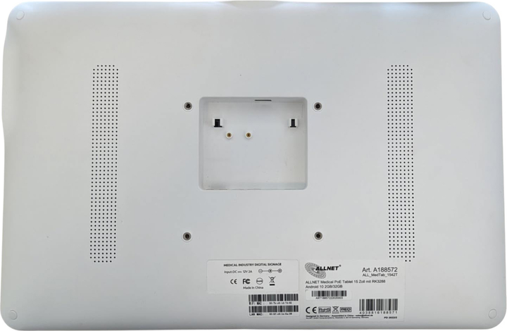 Medyczny tablet PoE ALLNET MedTab 15" 4GB/16GB (MedTab150) - obraz 4