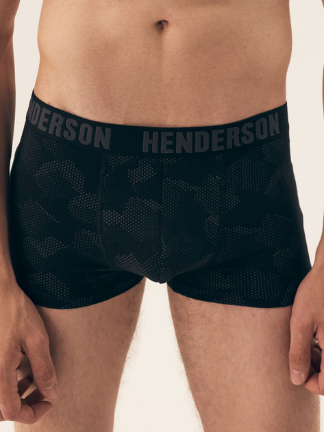 Набір трусів боксерів чоловічих бавовняних 5 шт Henderson Soul 43170-MLC XL Чорний/Графітовий (5903972519271) - зображення 2