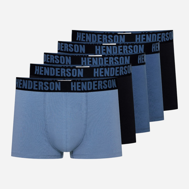 Набір трусів боксерів чоловічих бавовняних 5 шт Henderson Over 43179-MLC XL Різнокольоровий (5903972519721) - зображення 1