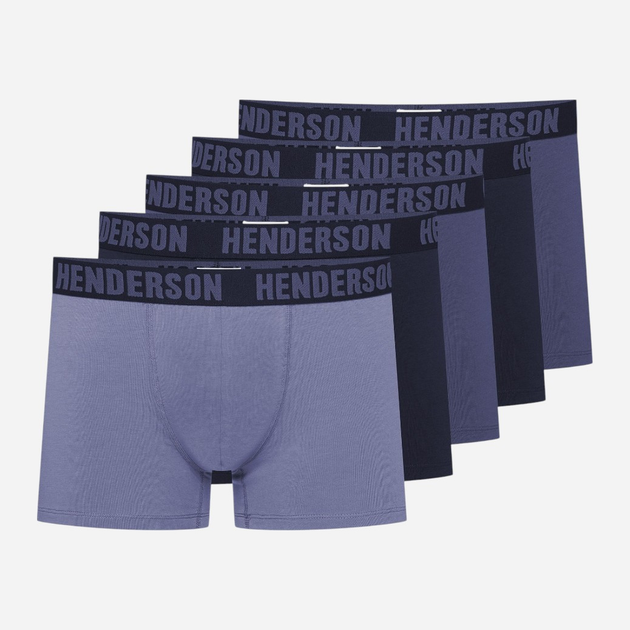 Набір трусів боксерів чоловічих бавовняних 5 шт Henderson Over 43180-MLC 2XL Різнокольоровий (5903972519899) - зображення 1