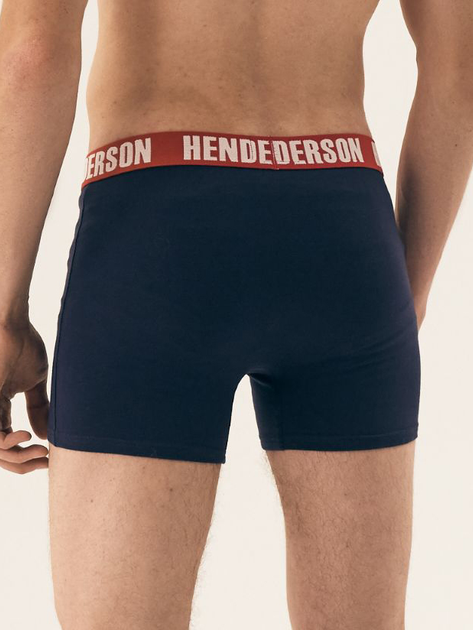 Набір трусів боксерів чоловічих бавовняних 5 шт Henderson Ohio 43182-MLC 2XL Темно-синій/Червоний (5903972519943) - зображення 3
