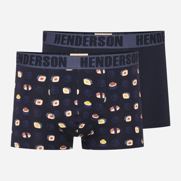 Zestaw majtek męskich typu bokserki 2 szt Henderson Sushi 42592-MLC XL Granatowy (5903972379851) - obraz 1