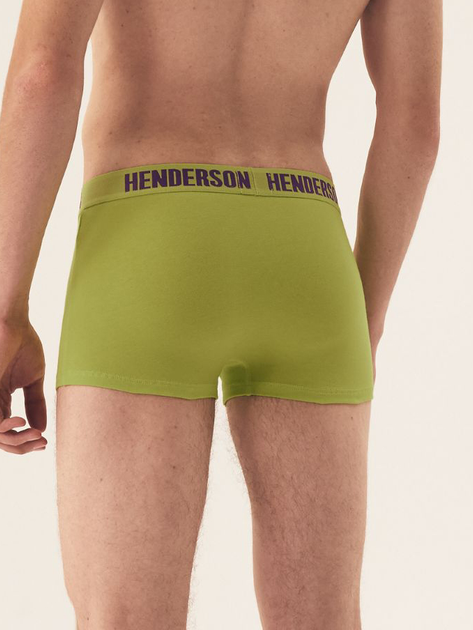 Набір трусів боксерів чоловічих бавовняних 3 шт Henderson Star 42594-MLC XL Фіолетовий/Зелений/Рожевий (5903972380055) - зображення 3