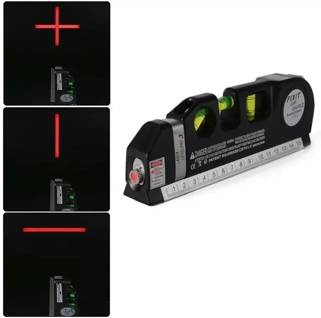 Лазерный уровень FIXIT Laser Level PRO 3 со встроенной рулеткой 7124 - изображение 5