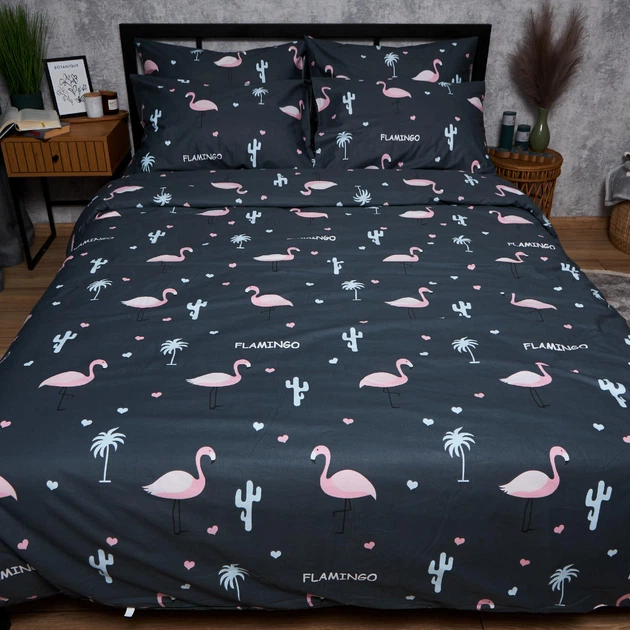 Підковдра Moon&Star Satin Elite Flamingo King Size 220 x 240 см (MS-870000934) - Фото 2 Підковдра Moon&Star Satin Elite Flamingo King Size 220 x 240 см (MS-870000934) - зображення 2