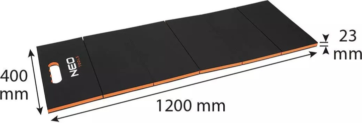 Складаний килимок NEO Tools для роботи під автомобілем 1200 x 400 x 23 мм 10-599 (5907558473957) - зображення 7