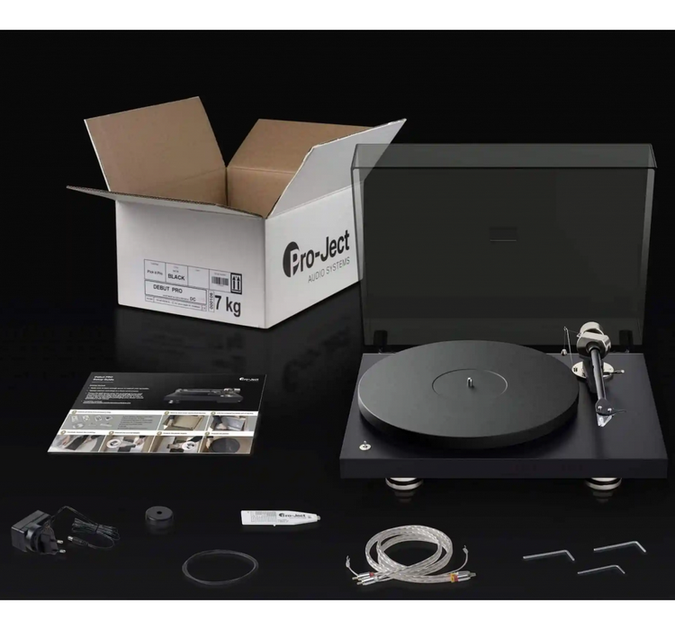Проигрыватель винила Pro-Ject Debut PRO B Pick It PRO B Satin Black - изображение 7