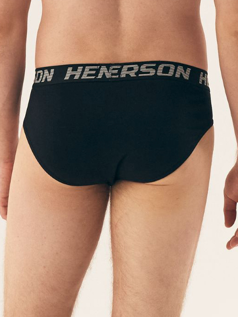 Набір трусів сліпів чоловічих бавовняних 5 шт Henderson Onset 43183-MLC XL Чорний/Графітовий/Сірий (5903972519370) - зображення 3