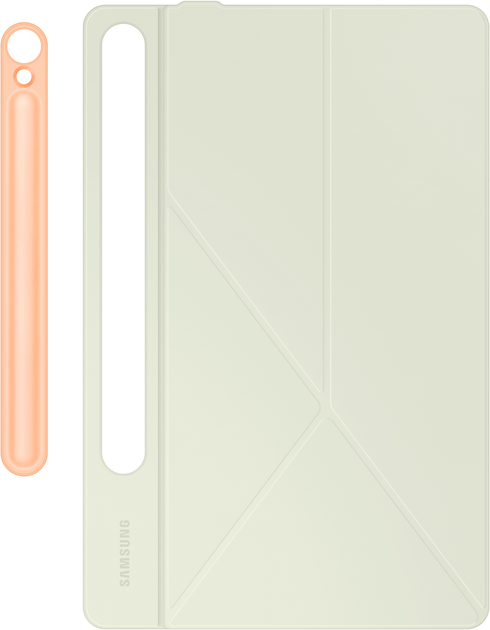 Etui z klapką Samsung Smart Book Cover do Samsung Galaxy Tab S10 FE z uchwytem na rysik S Pen Orange (EF-BX710POEGWW) - obraz 1
