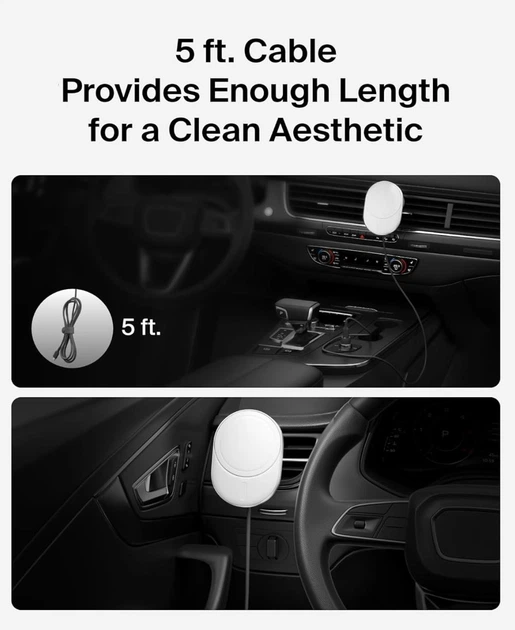 Автомобільний зарядний пристрій Belkin Car Charger PRO 15W MagSafe Qi2 - White - Фото 7 Автомобільний зарядний пристрій Belkin Car Charger PRO 15W MagSafe Qi2 - White - зображення 7