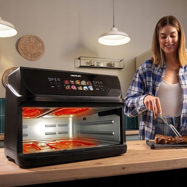 Frytkownica beztłuszczowa Cecotec Cecofry&Grill Duoheat 10000 - obraz 2