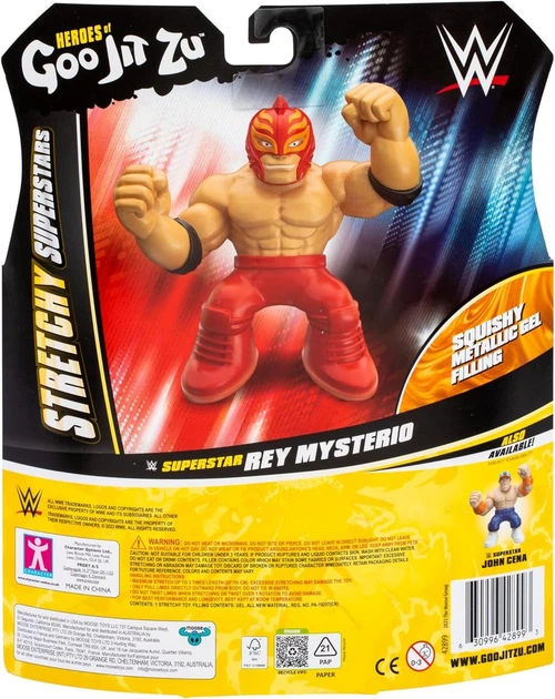 Фигурка Гуджитсу рестлер Рей Мистерио Heroes of Goo Jit Zu WWE Stretchy Superstar Rey Mysterio - Фото 2 Фигурка Гуджитсу рестлер Рей Мистерио Heroes of Goo Jit Zu WWE Stretchy Superstar Rey Mysterio - изображение 2