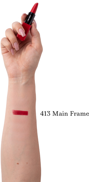 Помада для губ Shiseido TechnoSatin 413 Main Frame зволожуюча 3.3 г (729238180581) - зображення 3
