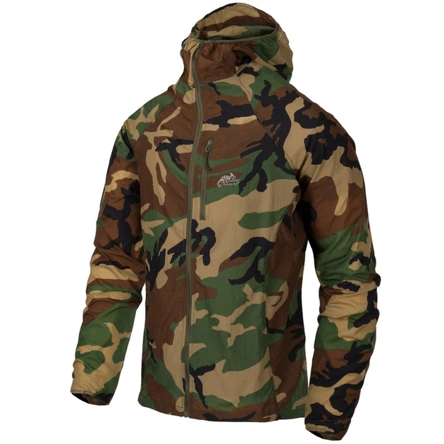 Куртка тактична Helikon-tex легка Tramontane WindPack XL Woodland (KU-TMT-NL-03-B06-XL) - Фото 1 Куртка тактична Helikon-tex легка Tramontane WindPack XL Woodland (KU-TMT-NL-03-B06-XL) - зображення 1